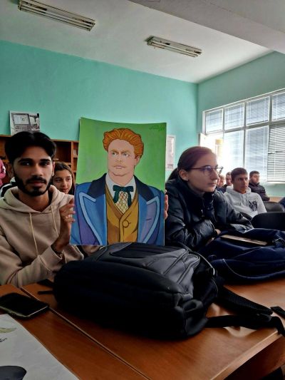 Образователния спектакъл "Подвигът на народните будители" на сцената на ПТГ "Васил Левски" 10