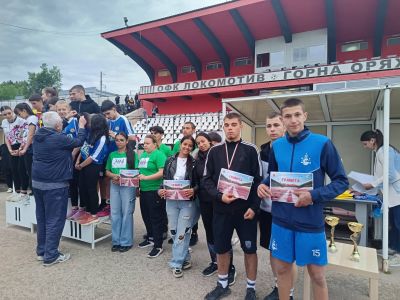 Два бронзови медала за учениците от ПТГ "Васил Левски" на Общинския турнир по лека атлетика  за купата на Горна Оряховица 1