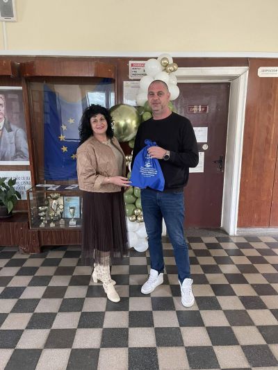 Благодарност към Сдружение "За Горна Оряховица" по повод оказана подкрепа към наш ученик 2