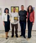 Отличие "Млада Горна Оряховица" за Кристиян Бараков от 11 "А" клас - ПТГ Васил Левски - Горна Оряховица